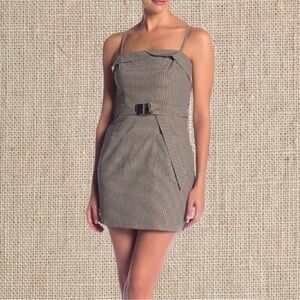 Motel rocks mini checkered dress